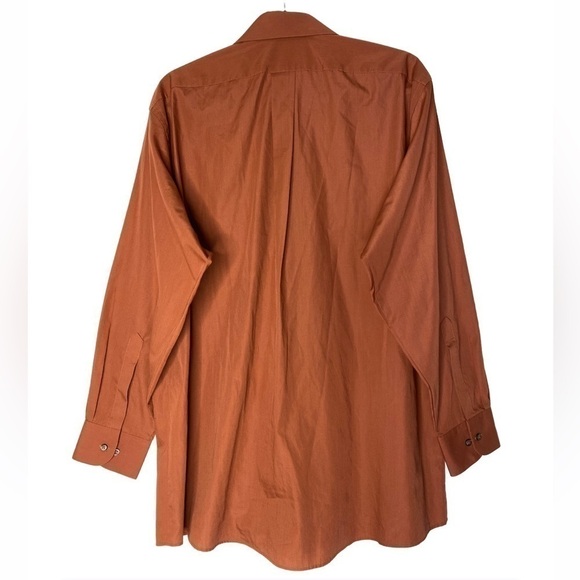 VAN HEUSEN MENS RUST COLLARED SHIRT SIZE X Large - Picture 6 of 6